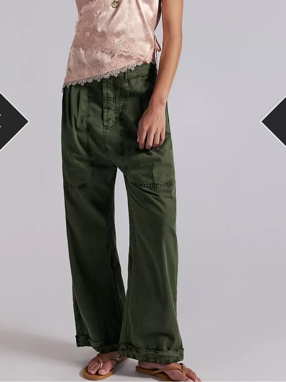 Free People Clover Dropped Trouser size XL